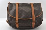 Authentic Louis Vuitton Monogram Saumur 43 Shoulder Cross Bag M42252 LV 6236I Sale