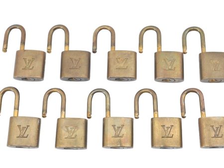 Authentic Louis Vuitton Padlock Gold 10Set LV K5882 Discount