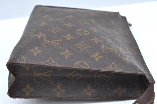 Auth Louis Vuitton Monogram Poche Toilette 26 Cosmetics Pouch Old Model LV K5202 Sale