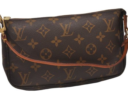 Authentic Louis Vuitton Monogram Pochette Accessoires Pouch M51980 LV 5708I Supply