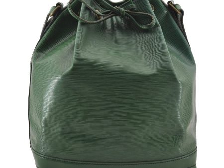 Authentic Louis Vuitton Epi Noe Shoulder Drawstring Bag Green M44004 LV 4768I Hot on Sale