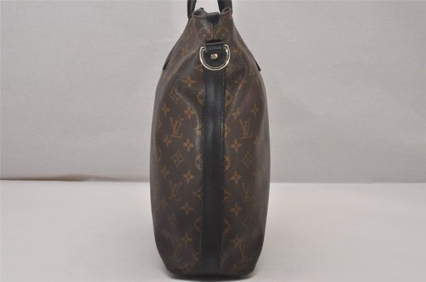 Authentic Louis Vuitton Monogram Macassar Davis 2Way Tote Bag M56708 LV 4720I Fashion