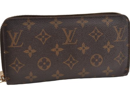 Authentic Louis Vuitton Monogram Zippy Long Wallet Purse M60017 LV Junk 6032I For Discount