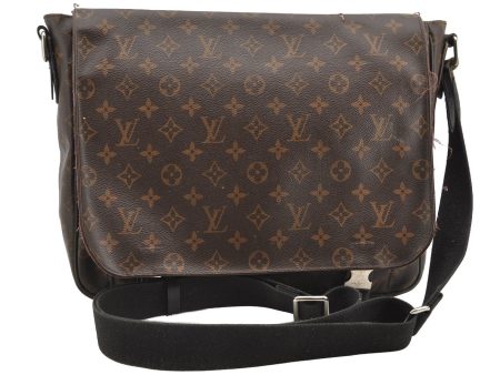 Auth Louis Vuitton Monogram Macassar Clarence Shoulder Bag M40936 Junk 4733I Online Hot Sale