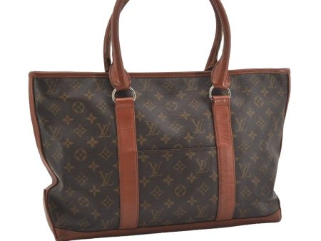 Auth Louis Vuitton Monogram Sac Weekend PM Vintage Tote Hand Bag M42425 LV 5824I Hot on Sale