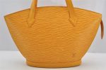 Authentic Louis Vuitton Epi Saint Jacques Hand Bag Yellow M52279 LV 6246I Online