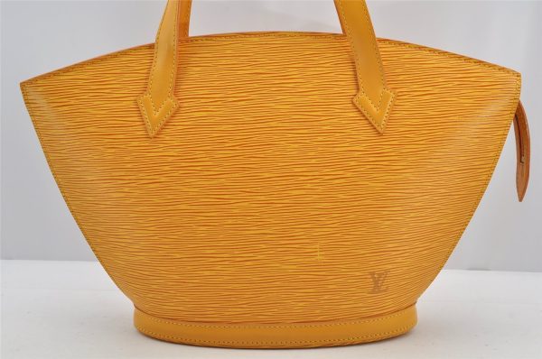 Authentic Louis Vuitton Epi Saint Jacques Hand Bag Yellow M52279 LV 6246I Online