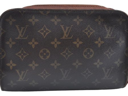 Auth Louis Vuitton Monogram Orsay Clutch Hand Bag Purse M51790 LV Junk 1407H on Sale