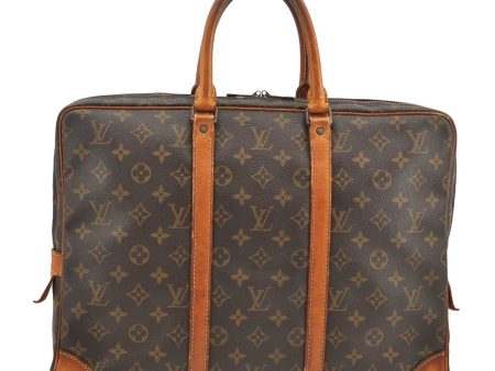 Authentic Louis Vuitton Monogram Porte Documents Voyage M53361 Briefcase 4719I Cheap