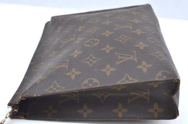 Auth Louis Vuitton Monogram Poche Toilette 26 Cosmetics Pouch Old Model LV K5202 Sale