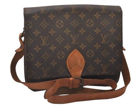 Authentic Louis Vuitton Monogram Cartouchiere GM M51252 Shoulder Cross Bag 4754I Cheap