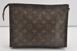 Auth Louis Vuitton Monogram Poche Toilette 26 Cosmetics Pouch Old Model LV 1483I Hot on Sale