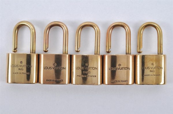 Authentic Louis Vuitton Padlock Gold 10Set LV 2152I Supply