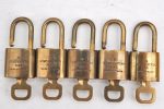 Authentic Louis Vuitton Padlock & Keys 10Set LV K4060 Online Sale