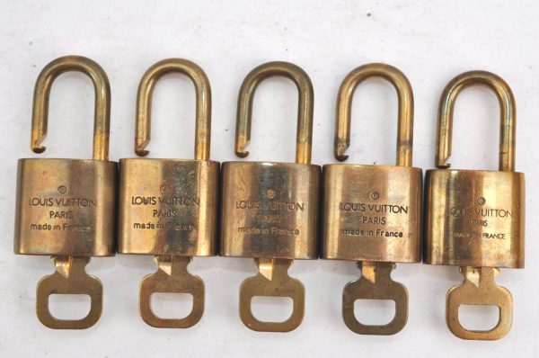 Authentic Louis Vuitton Padlock & Keys 10Set LV K4060 Online Sale