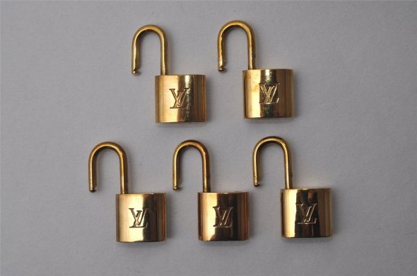 Authentic Louis Vuitton Padlock Gold 10Set LV 4544I Hot on Sale