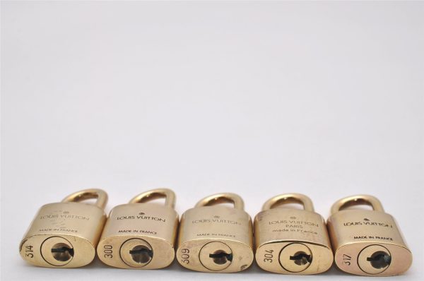 Authentic Louis Vuitton Padlock Gold 10Set LV 3643I on Sale