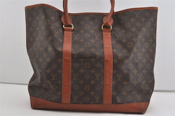 Auth Louis Vuitton Monogram Sac Weekend GM Vintage Tote Hand Bag M42420 LV 2688I For Discount