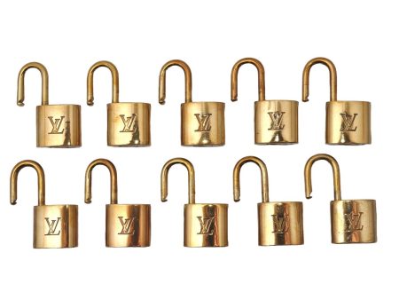 Authentic Louis Vuitton Padlock Gold 10Set LV 4544I Hot on Sale