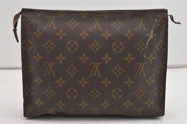 Auth Louis Vuitton Monogram Poche Toilette 26 Cosmetics Pouch Old Model LV 1420I Hot on Sale