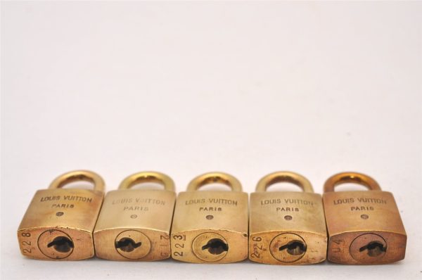 Authentic Louis Vuitton Padlock 10Set Old Model LV 1081I Sale