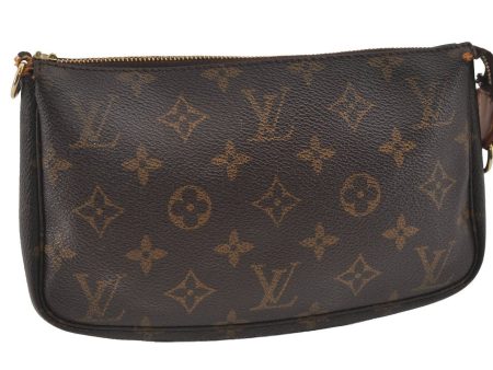 Authentic Louis Vuitton Monogram Pochette Accessoires Pouch M51980 LV Junk 1031I Online now