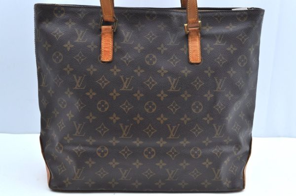 Auth Louis Vuitton Monogram Cabas Mezzo Shoulder Tote Bag M51151 LV Junk K4143 on Sale