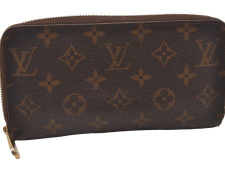 Authentic Louis Vuitton Monogram Zippy Long Wallet Purse M60017 LV Junk 1215I Fashion