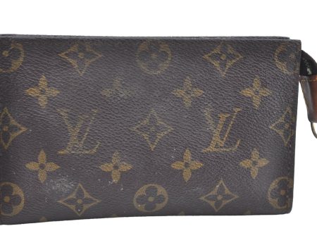 Authentic Louis Vuitton Monogram Pouch For Bucket PM LV K5472 Fashion