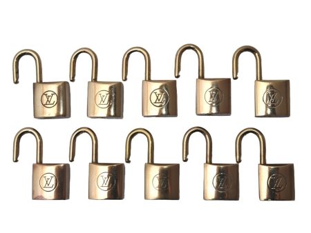 Authentic Louis Vuitton Padlock 10Set Old Model LV 3901I Hot on Sale