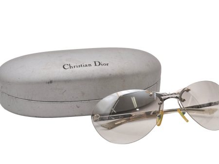 Authentic Christian Dior STARLIGHT Sunglasses YB7NN Titanium Silver CD 2763I Cheap