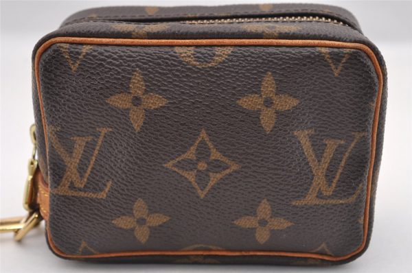 Authentic Louis Vuitton Monogram Trousse Wapity Mini Pouch M58030 LV 1201I Fashion