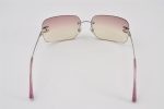 Authentic CHANEL Sunglasses Rhinestone CoCo Mark Titanium 4017-D Pink 2226I Online Sale