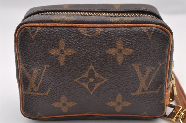 Authentic Louis Vuitton Monogram Trousse Wapity Mini Pouch M58030 LV 1201I Fashion