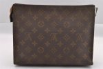 Auth Louis Vuitton Monogram Poche Toilette 26 Cosmetics Pouch Old Model LV 1666I For Cheap