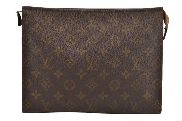 Auth Louis Vuitton Monogram Poche Toilette 26 Cosmetics Pouch Old Model LV 1666I For Cheap