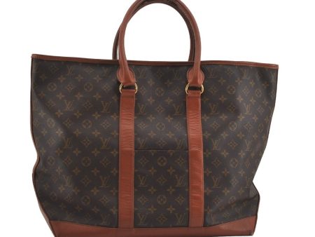 Auth Louis Vuitton Monogram Sac Weekend GM Vintage Tote Hand Bag M42420 LV 1546I Supply