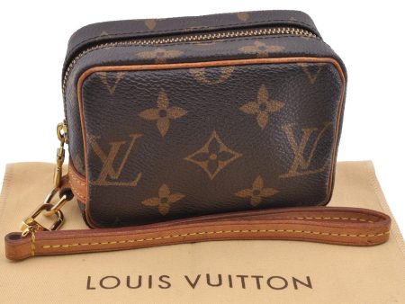 Authentic Louis Vuitton Monogram Trousse Wapity Mini Pouch M58030 LV 1201I Fashion