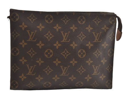 Auth Louis Vuitton Monogram Poche Toilette 26 Cosmetics Pouch Old Model LV 1483I Hot on Sale