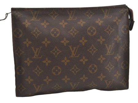 Auth Louis Vuitton Monogram Poche Toilette 26 Cosmetics Pouch Old Model LV 1420I Hot on Sale