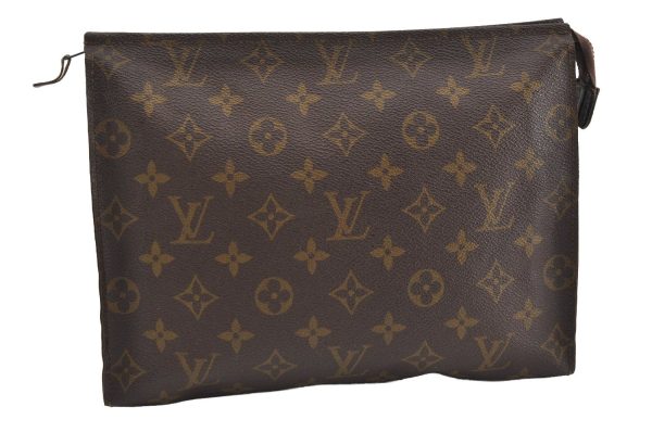 Auth Louis Vuitton Monogram Poche Toilette 26 Cosmetics Pouch Old Model LV 1420I Hot on Sale