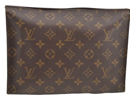 Auth Louis Vuitton Monogram Poche Toilette 26 Cosmetics Pouch Old Model LV 4314I on Sale