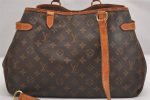 Auth Louis Vuitton Monogram Batignolles Horizontal Tote Bag M51154 LV Junk 1519I Supply