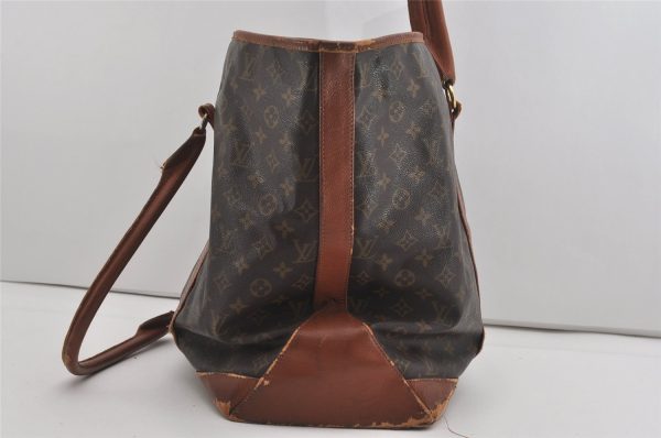 Auth Louis Vuitton Monogram Sac Weekend GM Vintage Tote Bag M42420 LV Junk 5243I For Discount