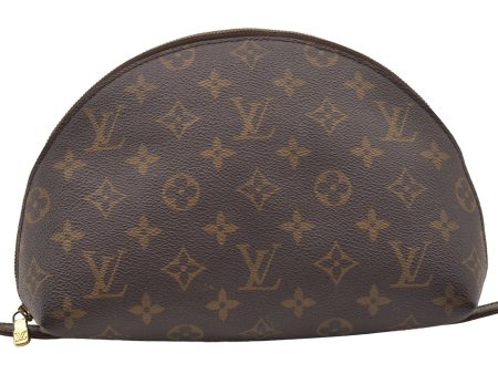 Auth Louis Vuitton Monogram Trousse Demi Ronde 23 Cosmetic Pouch M47520 LV 1472I Cheap