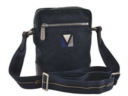 Auth Louis Vuitton Cup Americas Cup 2007 Solents Shoulder Bag M80707 Blue 4264I For Sale