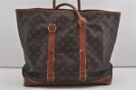 Auth Louis Vuitton Monogram Sac Weekend GM Vintage Tote Bag M42420 LV Junk 5243I For Discount