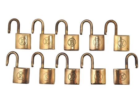 Authentic Louis Vuitton Padlock 10Set Old Model LV 3904I Online