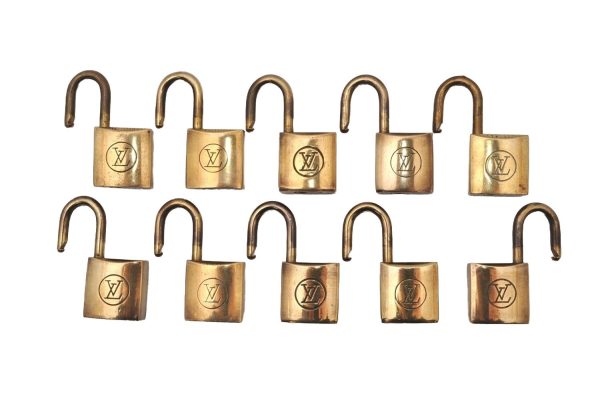 Authentic Louis Vuitton Padlock 10Set Old Model LV 3904I Online