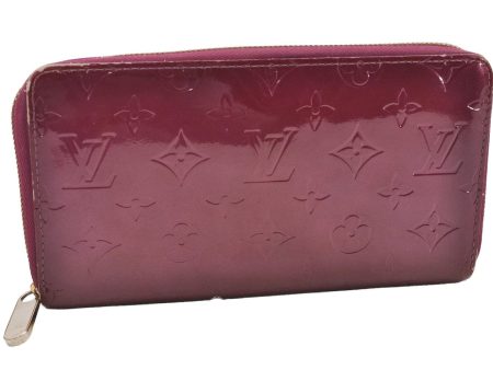 Authentic Louis Vuitton Vernis Zippy Organizer Long Wallet M93609 Purple 4072I Online